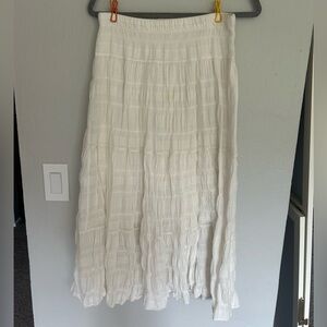 Max Studio White Maxi Skirt